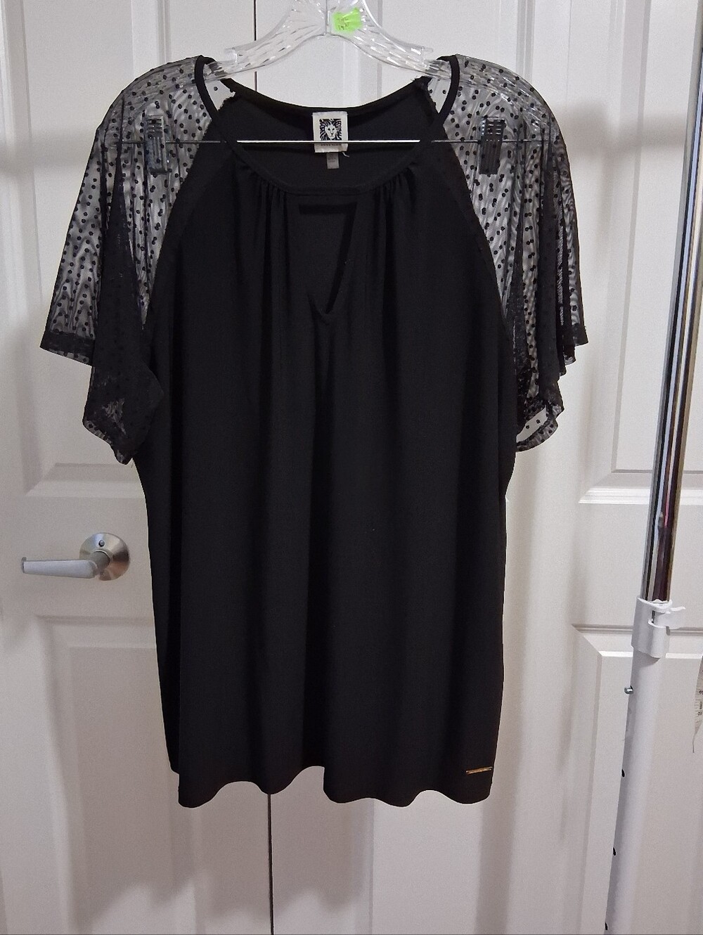 Anne Klein Black Blouse